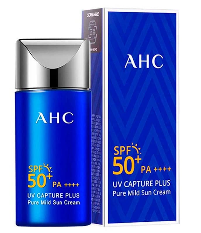 AHC A.H.C Ahc UV Capture Plus Pure Mild Sun Cream SPF 50+ Pa++++