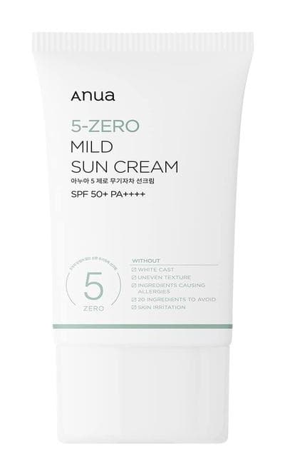Anua Anua 5-0 Mild Sun Cream Spf 50+ PA++++
