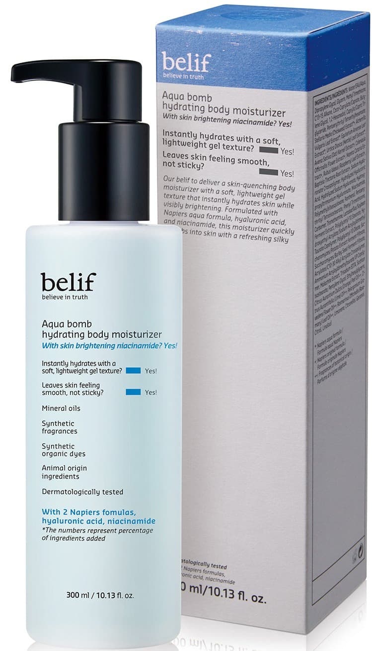 belif Belif Aqua Bomb Hydrating Body Moisturizer With Niacinamide And Hyaluronic Acid