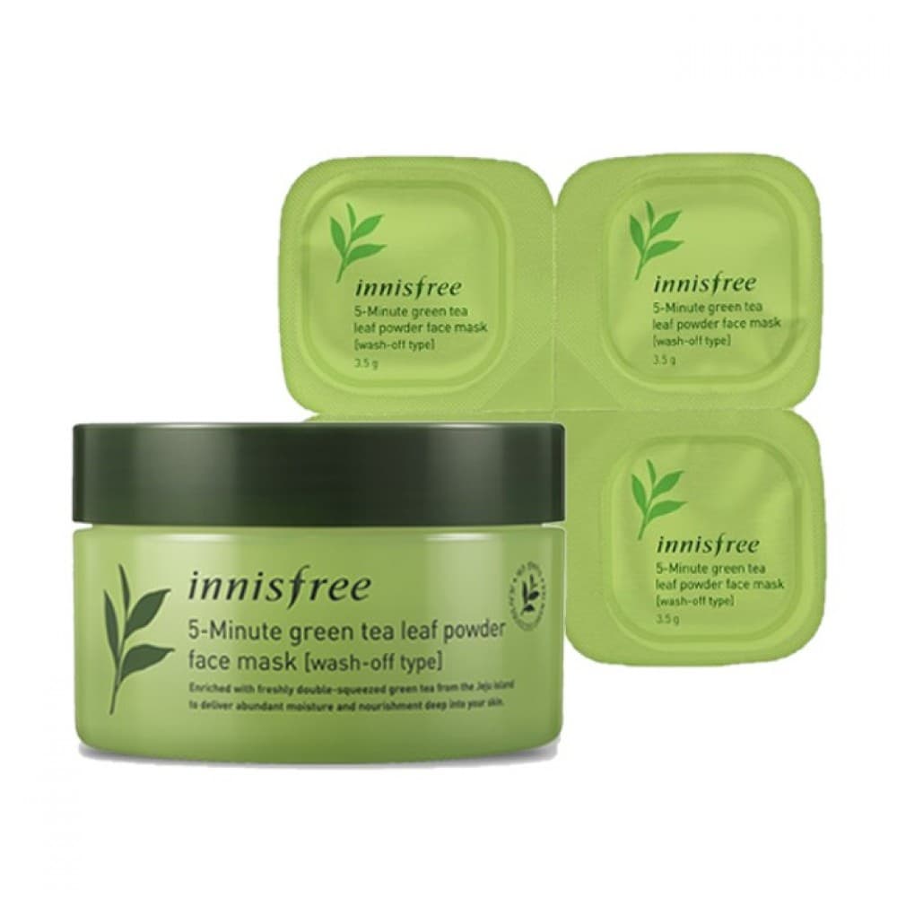 innisfree innisfree 5 Minute Green Tea Leaf Powder Face Mask
