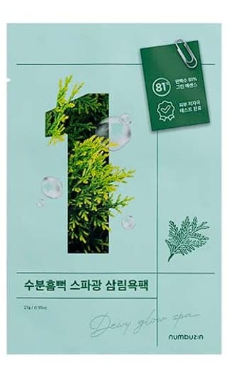 numbuzin numbuzin No 1 Dewy Glow Spa Mask Sheet