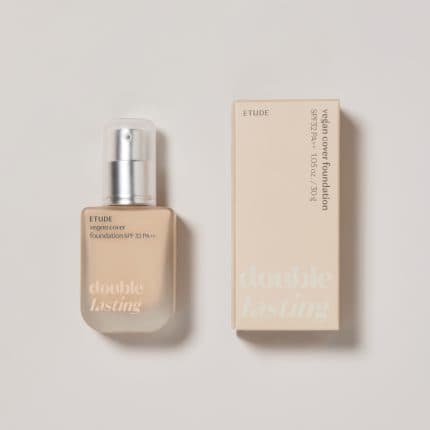 ETUDE Double Lasting Vegan Cover Foundation SPF32 PA++ 30g
