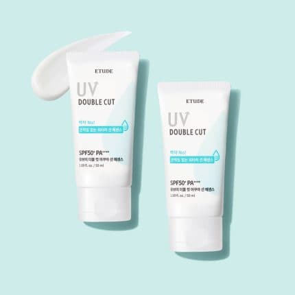 ETUDE UV Double Cut Aqua Sun Essence Duo Set SPF50+ PA++++ 50ml+50ml