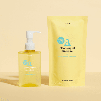 ETUDE Real Art Cleansing Oil Moisture & Refill 185ml+185ml