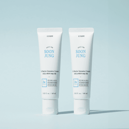 ETUDE SoonJung 2x Barrier Intensive Cream Duo Set 60ml x 2ea