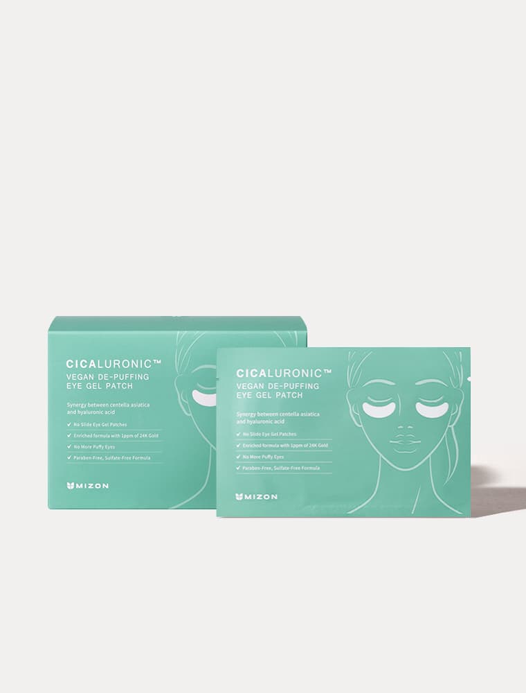 Mizon Cicaluronic Vegan De-Puffing Eye Gel Patch