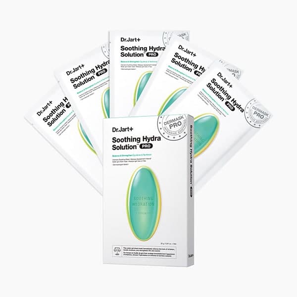 Dr. Jart+ Soothing Hydra Solution PRO Face Mask for Irritated Skin 5 pack