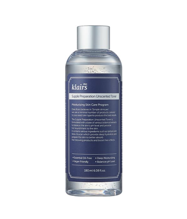Klairs Supple Preparation Unscented Toner